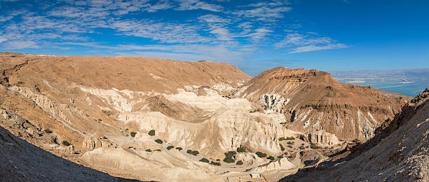 Panoramic aerial view on Judean Desert, Israel
