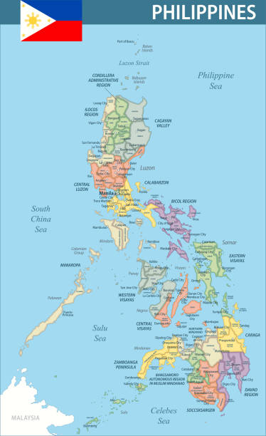 Philippines Map Vector New 2024 Colorful Layered Political Philippines Map Vector New 2024 Colorful Layered Political Map Of Philippines 