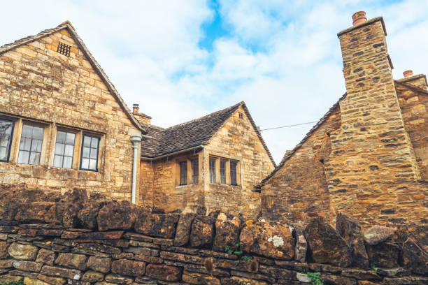 istock Cotswold stone houses in Upper Slaughter, England, UK 2187475602