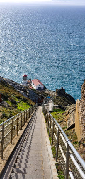 istock Historic point Reyes lighthouse in California 2187476083
