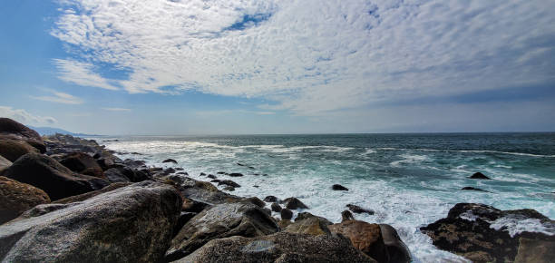 istock Ocean waves and rocks on Morro Bay Beach California 2187476479