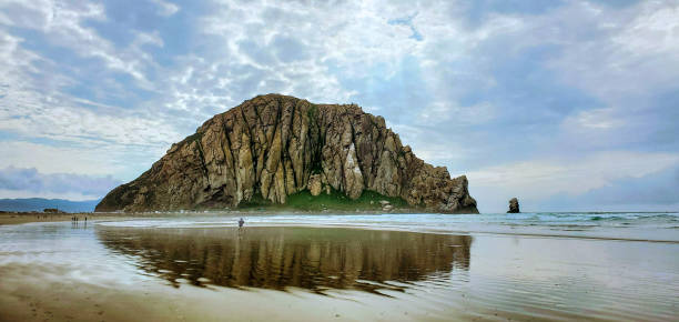 istock Big mountain peak on Morro Bay Beach in California 2187477001