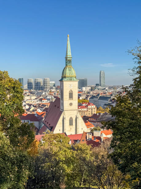 St. Martin's Cathedral is located below Bratislava Castle near the western border of historic Old Town Bratislava. It is the largest and one of the oldest churches in Bratislava.