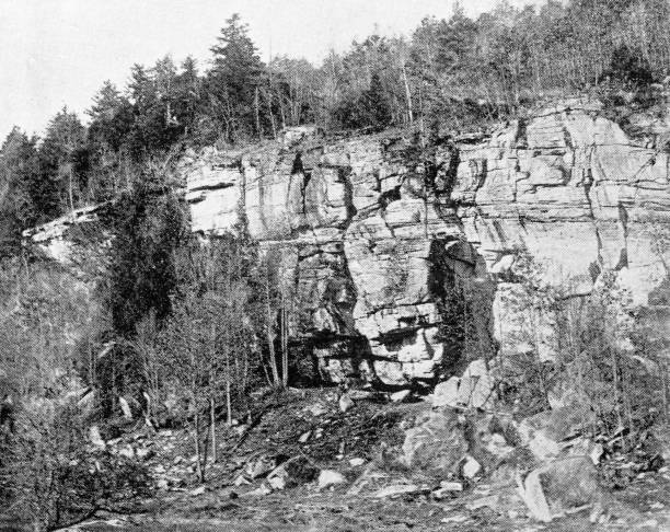 istock Antique image of Franklin County, Massachusetts: Rattlesnake Gutter 2187482897