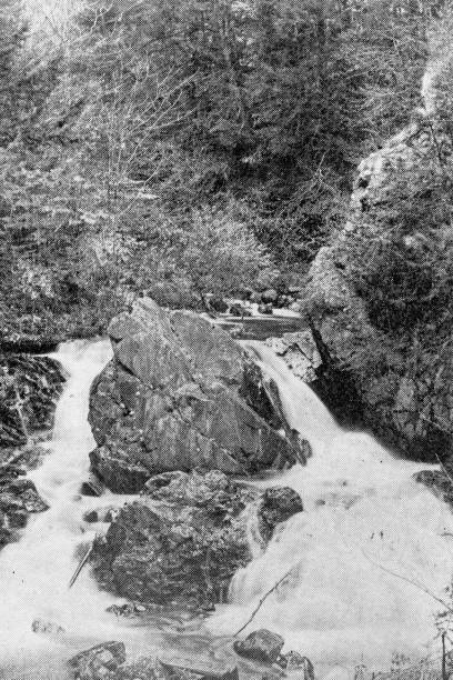 istock Antique image of Franklin County, Massachusetts: Waterfall 2187483212