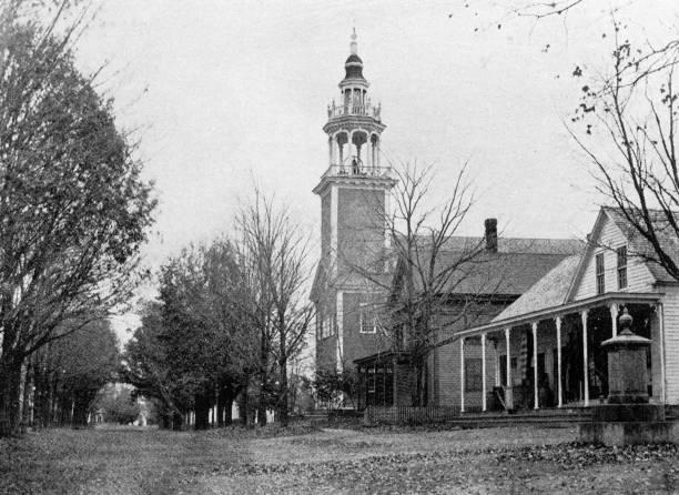istock Antique image of Franklin County, Massachusetts: Ashfield, Town Hall 2187483767