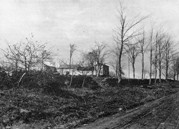 istock Antique image of Franklin County, Massachusetts: Hawley Hill 2187484749