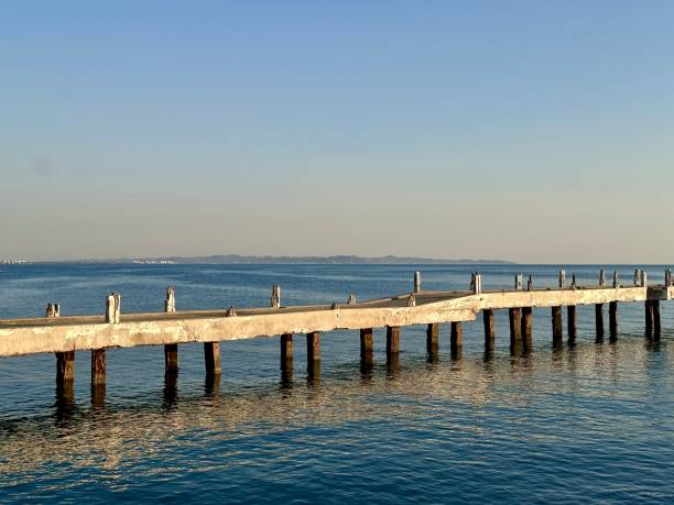 istock concrete pier in the Adriatic Sea 2187484840