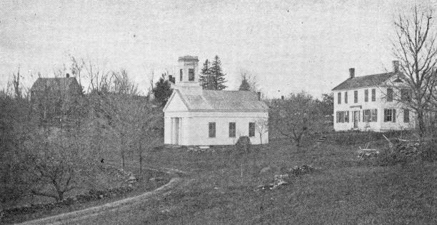 istock Antique image of Franklin County, Massachusetts: Unitarian Church 2187485717
