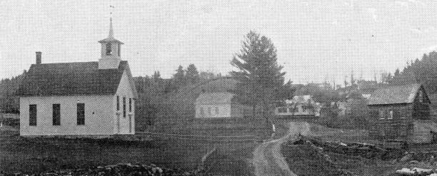 istock Antique image of Franklin County, Massachusetts: Baptist church 2187485726