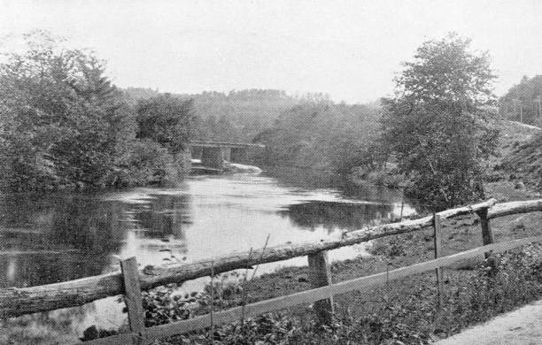 istock Antique image of Franklin County, Massachusetts: Millers River 2187486243