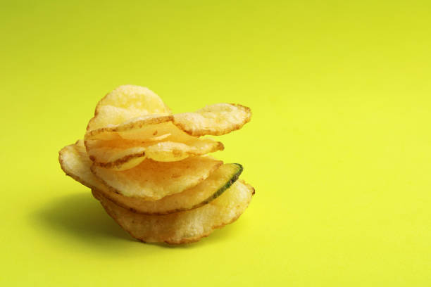 potato Cips isolated on white background