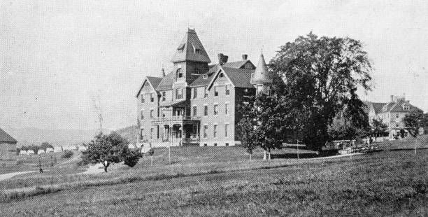istock Antique image of Franklin County, Massachusetts: East Hall 2187487186