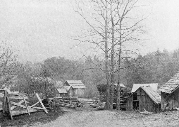 istock Antique image of Franklin County, Massachusetts: West Leyden 2187487639