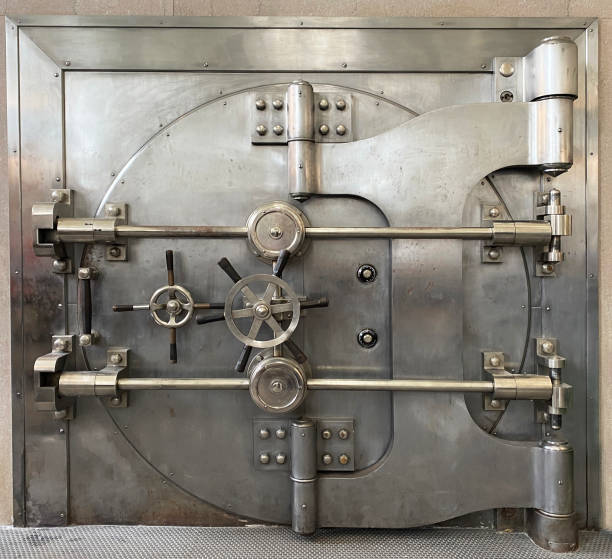 istock A large impenetrable steel wall vault in a bank 2187489126