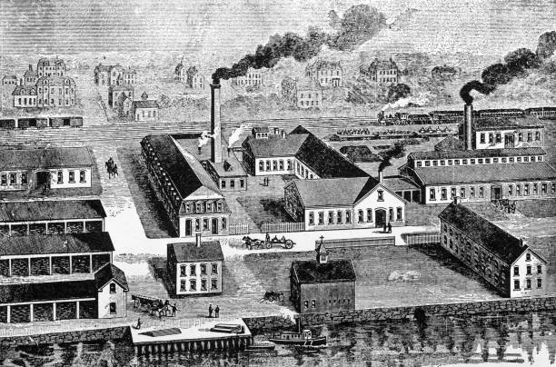istock Antique image of Franklin County, Massachusetts: Rodney Hunt Machine Company 2187489394