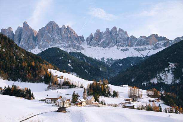 istock Winter landscape of the Dolomites 2187489488