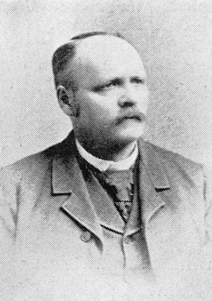 istock Antique image of Franklin County, Massachusetts: Man portrait 2187489593
