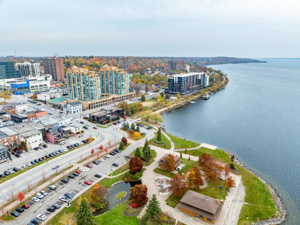 istock Aerial view Heritage Park and Lake Simcoe, Barrie, Canada 2187500633