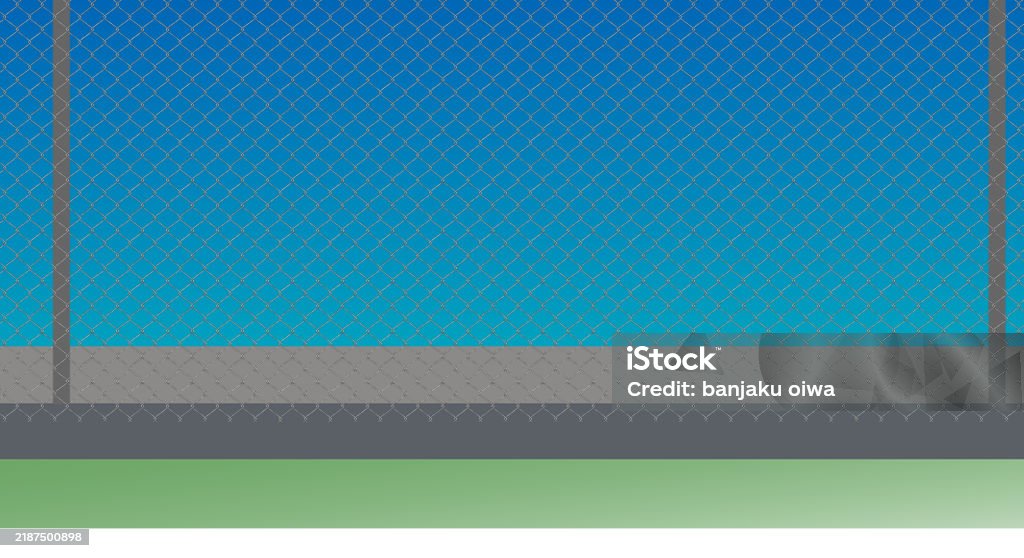 Vector Rooftop Background Fenced Rooftop Background Night Stock Illustration - Download Image Now ...