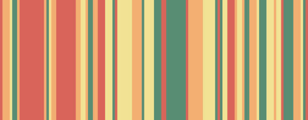 istock Bold geometric pattern with colourful stripes and textured lines. Perfect for trendy textile designs, abstract backgrounds, and retro wallpaper. 2187502753