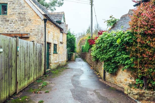 Small Pedestrian alley in a residential district