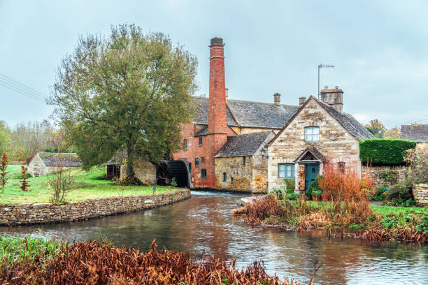 istock Picturesque Cotswolds, Lower Slaughter in fog 2187516268