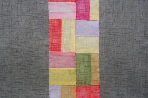 texture background of fabric in an old-fashioned Korean style
