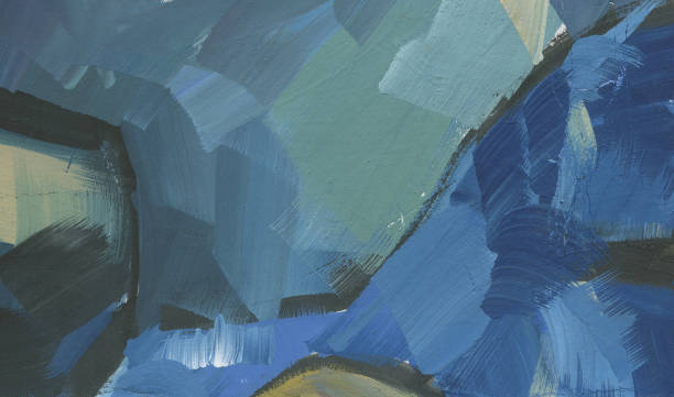 istock Dynamic mood abstract expression for background. Emotional painting 2187528532