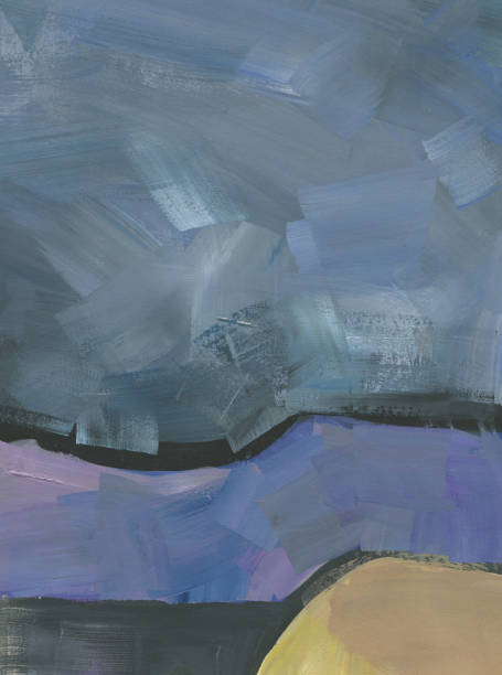 istock Dynamic mood abstract expression for background. Emotional painting 2187528534
