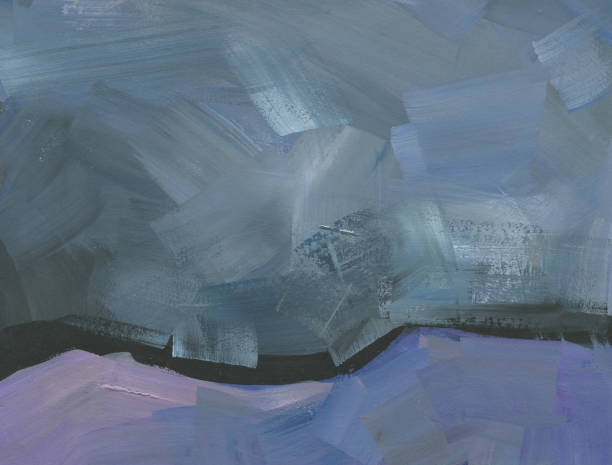 istock Dynamic mood abstract expression for background. Emotional painting 2187528550