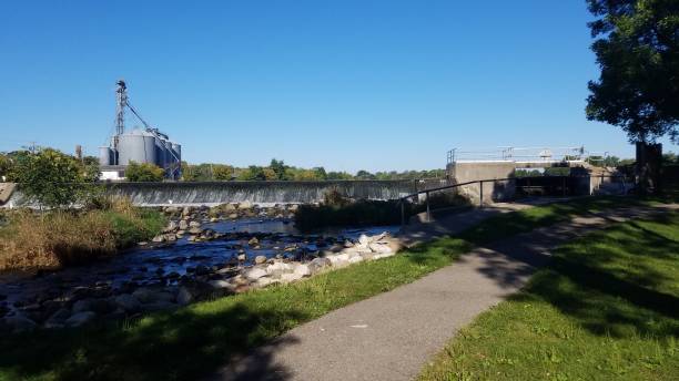 istock Echo Dam at Echo Lake, Summer Afternoon in Burlington Wisconsin 2187531448
