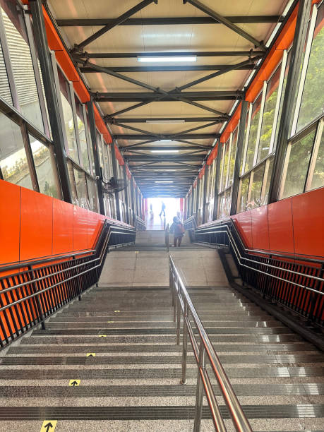 istock Stairs in the train station 2187533482