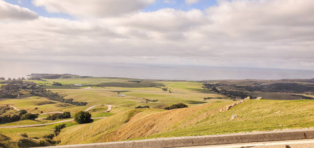 Pacific Ocean View From Hearst Castle