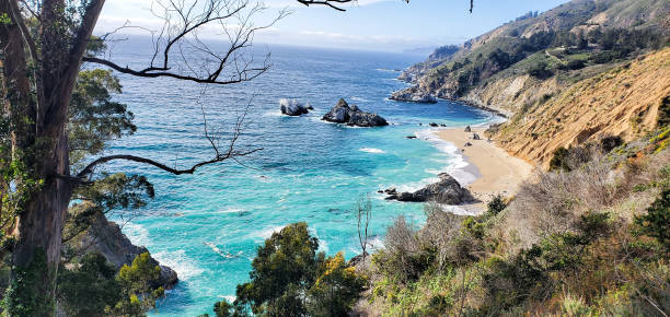 Julia Pfeiffer Burns State Park in Big Sur, California