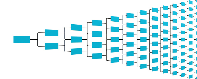 Blue Team Example Org Chart Blue Organization Chart Flow Chart Diagram Ilustrasi Stok - Unduh ...