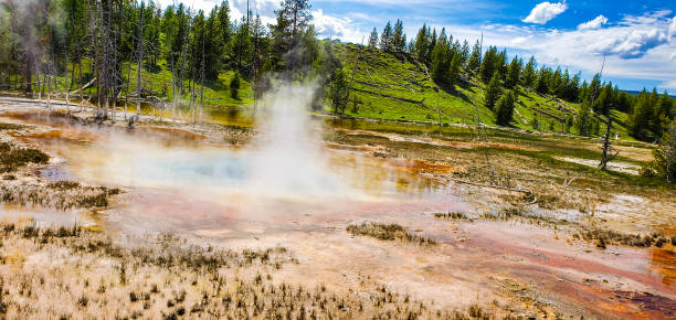 istock Bottomless pool is a hot spring in Yellowstone national park, Wyoming 2187555964