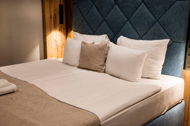 istock Modern Cozy Hotel Room 2187561619