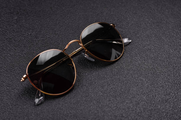 istock Fashionable sunglasses with round lenses 2187568227