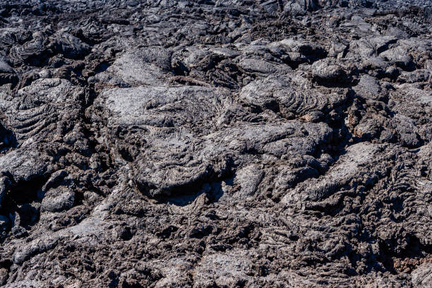cold volcanic flow in detail, Lanzarote