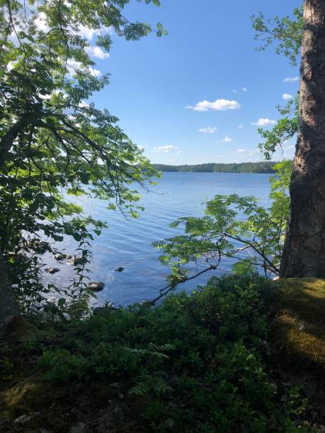 istock Beautiful lake view in Finland 2187580745