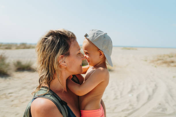 istock Happy moments at the beach with my son 2187582741