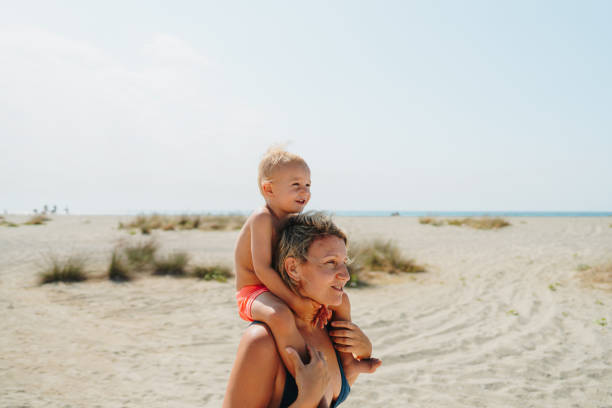 istock Happy moments at the beach with my son 2187582747