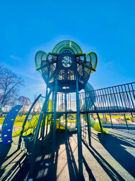 istock Playground equipment on sunny day. 2187593466