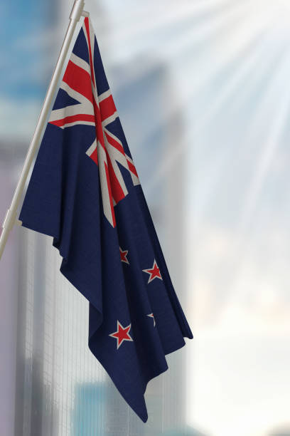 istock New Zealand national flag. Render 3D. 2187597753