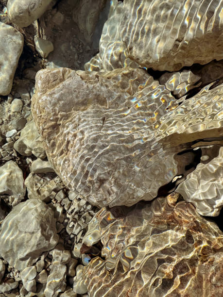 istock close-up of stones in clear, transparent water. light refraction. nature pattern. abstract. abstract background. aesthetic. mockup. product photography 2187601983