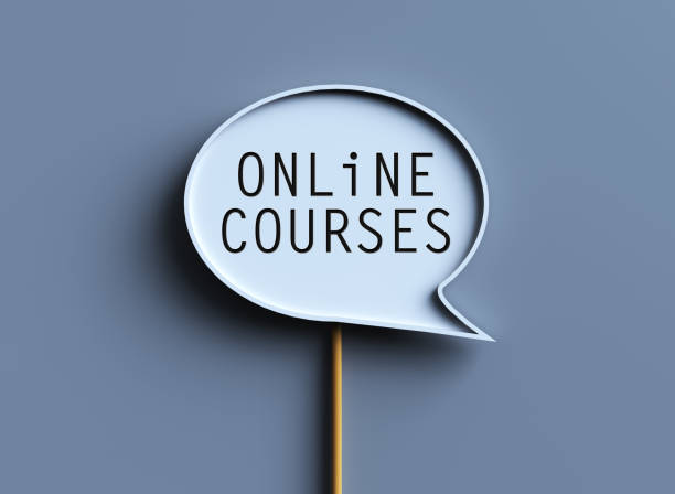 istock Teaching and learning the basics in education concept. The word courses on Holding Speech bubble 2187609875
