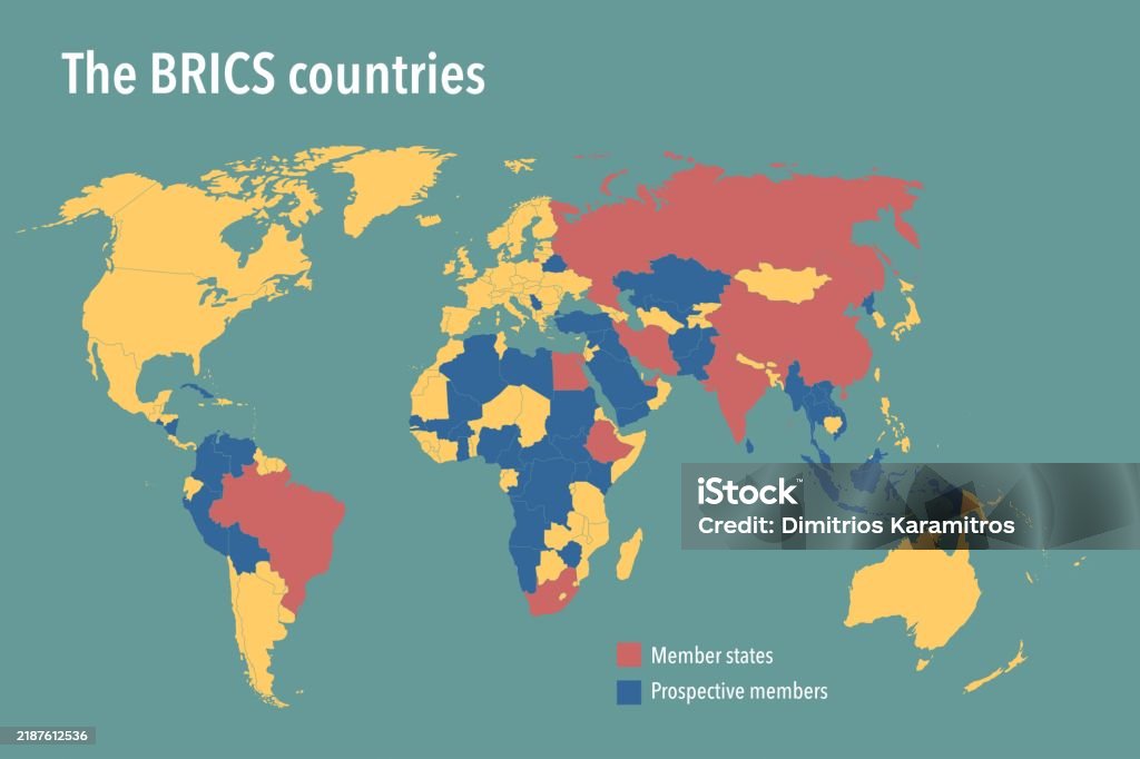 Brics Introduction The Brics And Prospective Members Stock Illustration - Download Image ...