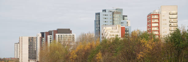 istock Modern high rise flats at Glasgow Harbour 2187614172