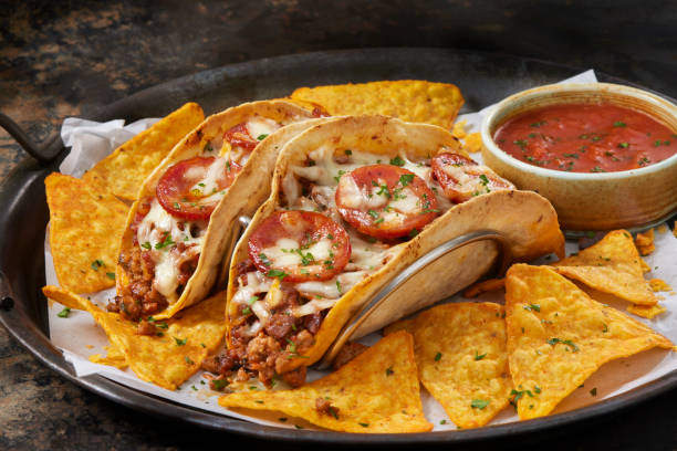 istock Meat Lovers Pizza Tacos 2187614185